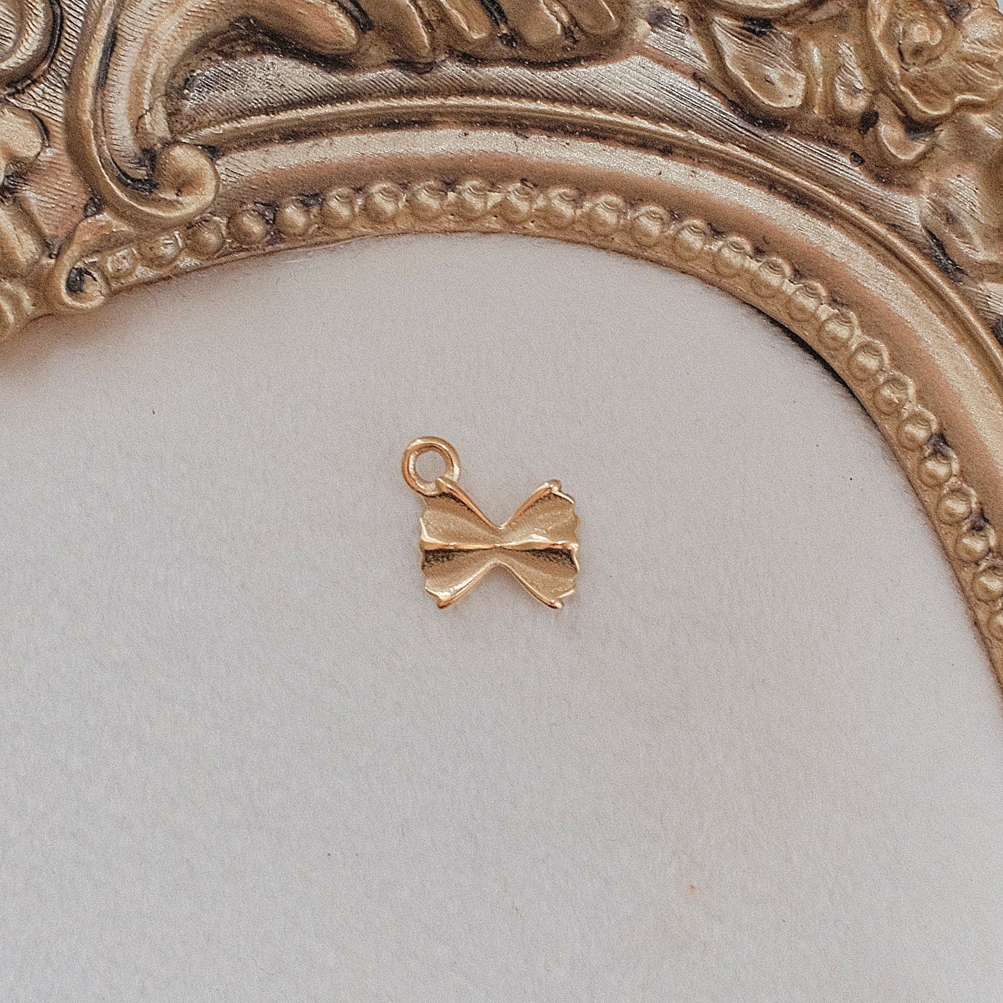Gold Pasta Charm