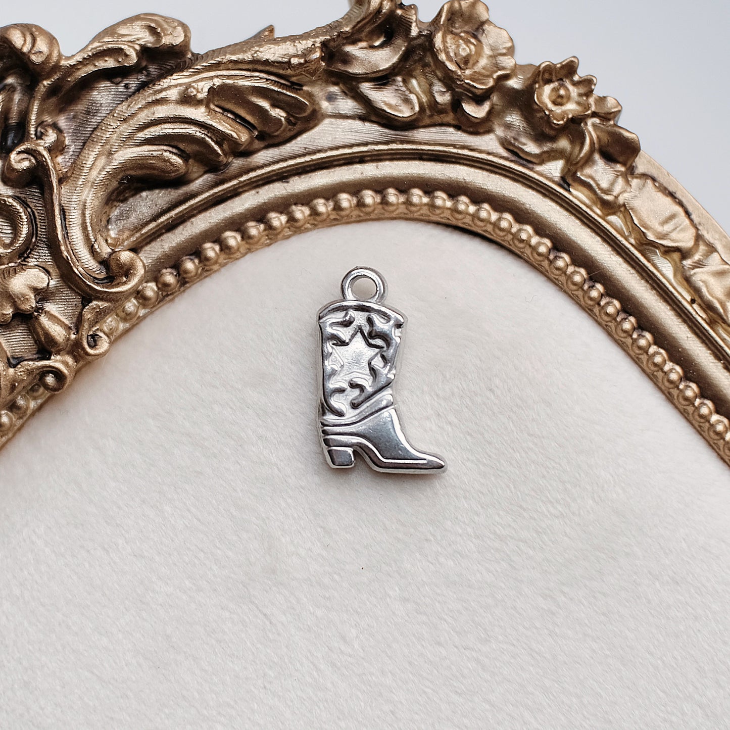 Silver Star Cowboy Boot