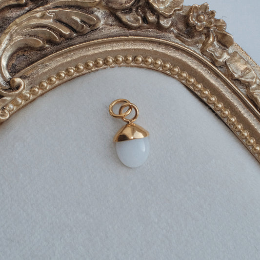 Gold and Moonstone Charm