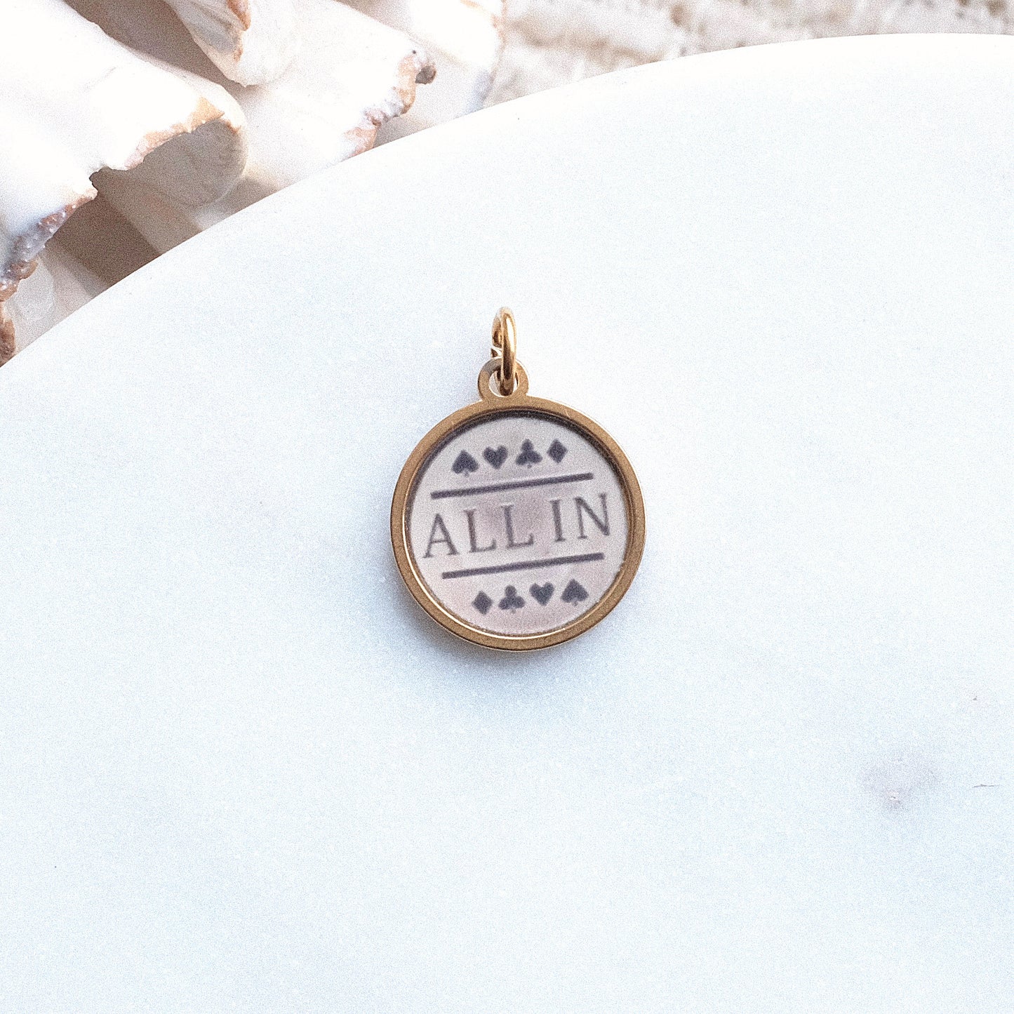 Gold All In Pix Charm