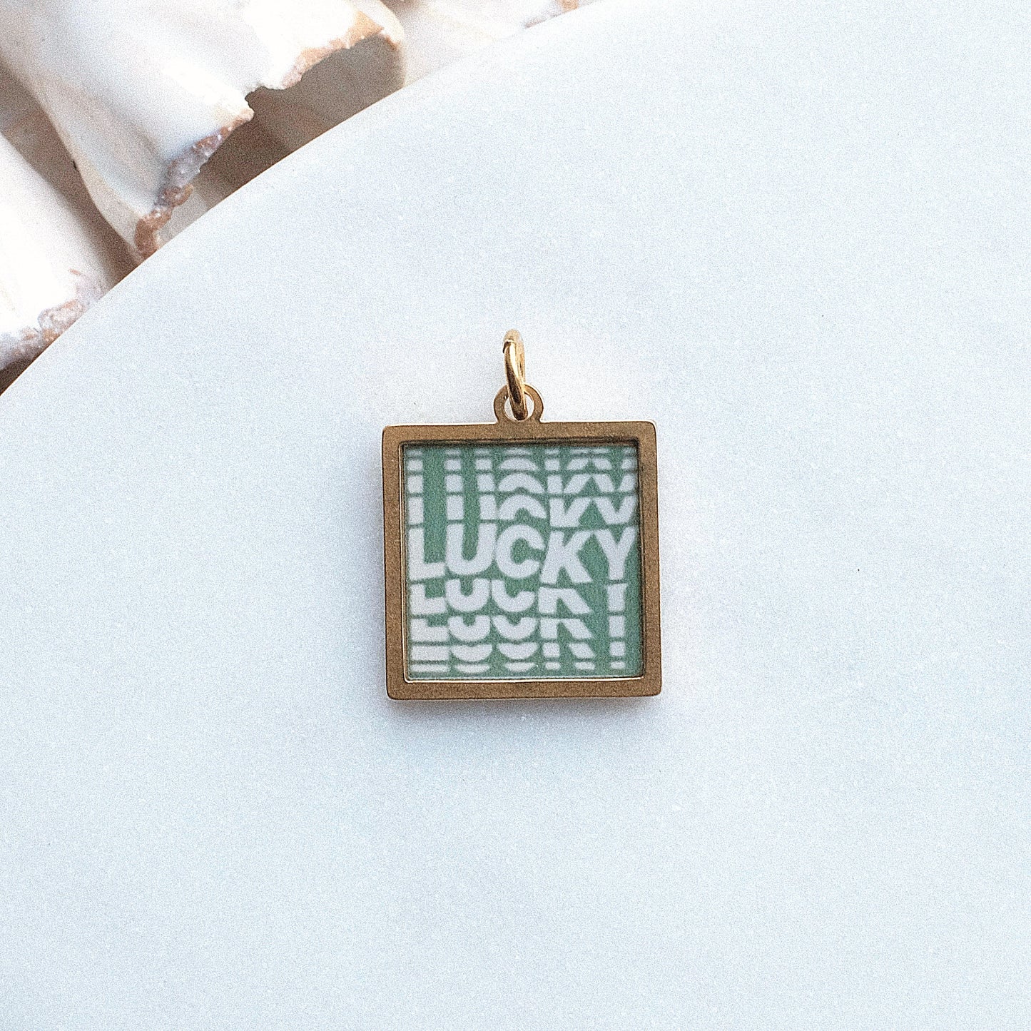 Gold Lucky Pix Charm