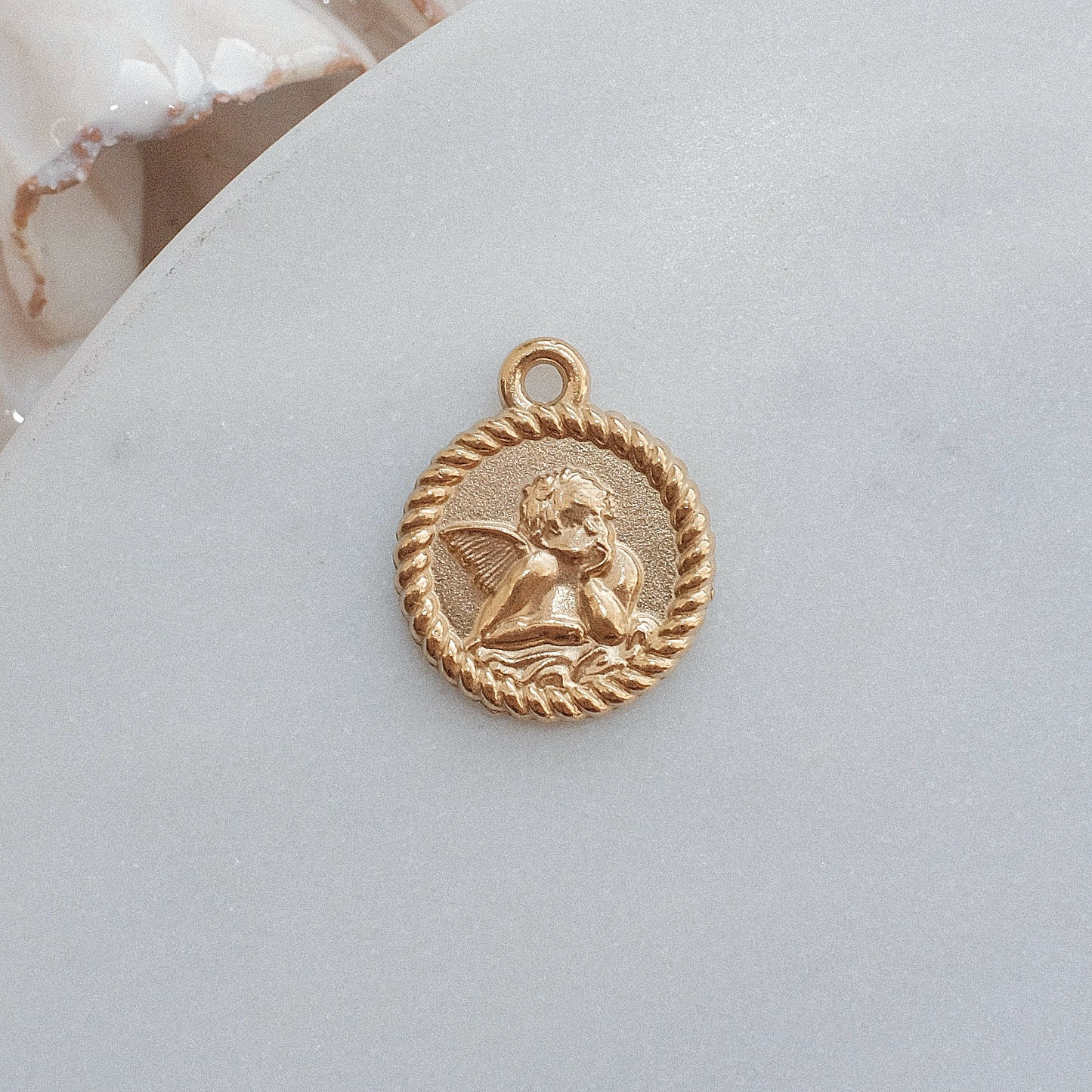 Gold Cherub Charm