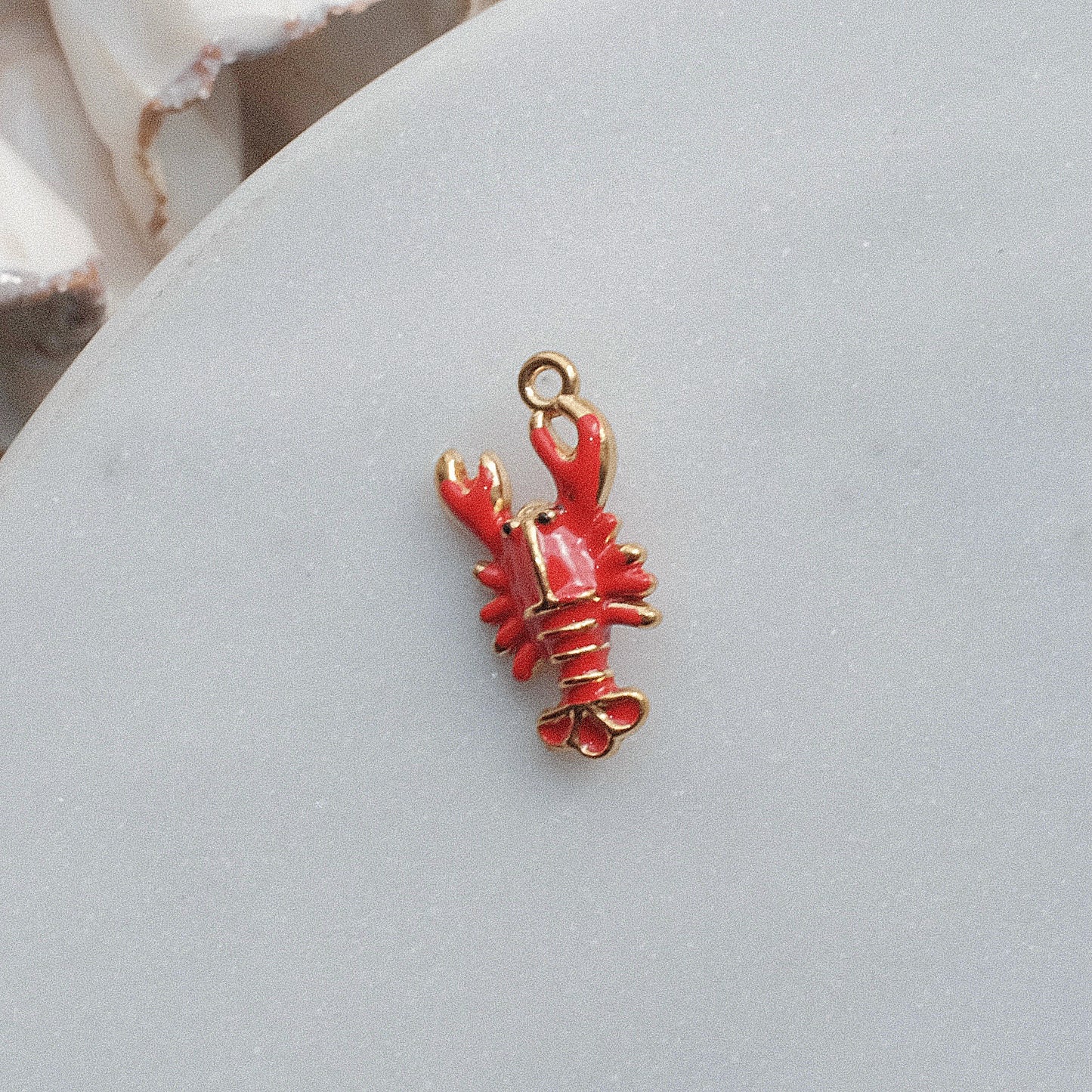 Gold Lobster Charm