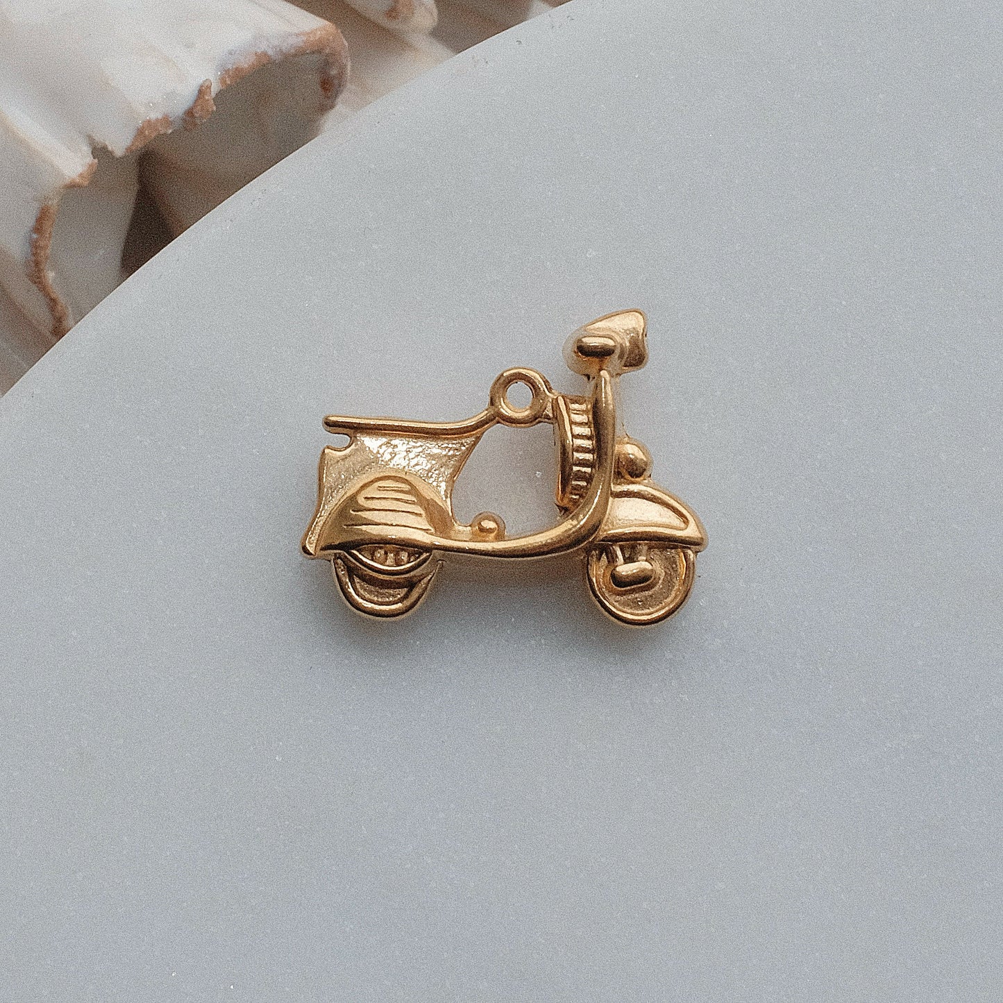 Gold Vespa Charm