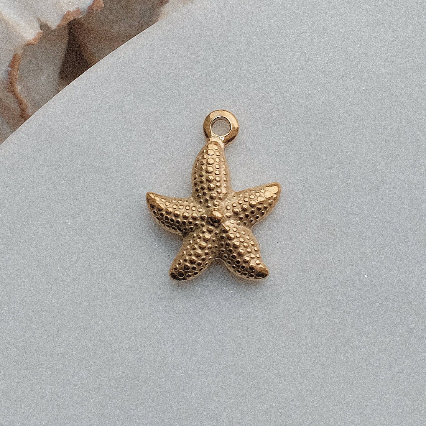 Gold Starfish Charm