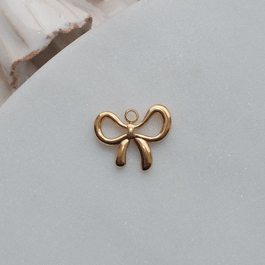 Gold Sailor Bow Charm