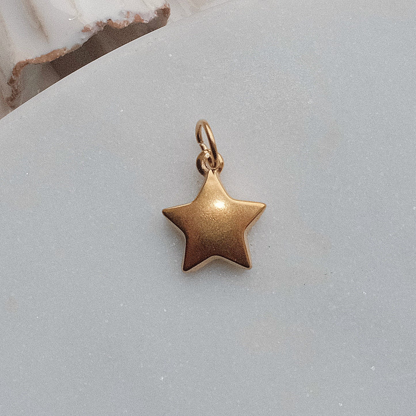 Gold Star Charm