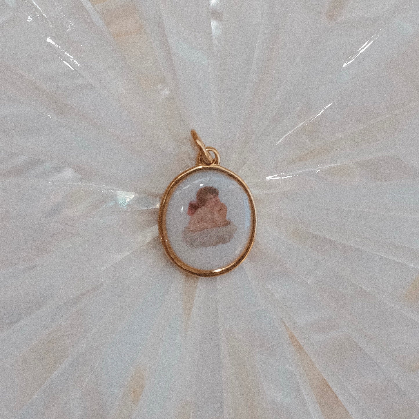 Gold Cherub Mimi Charm