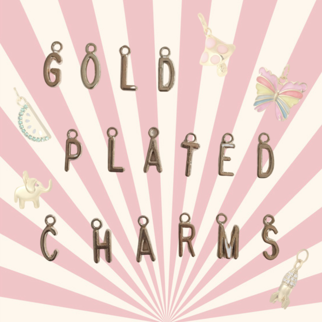 18ct Gold Plated Charms