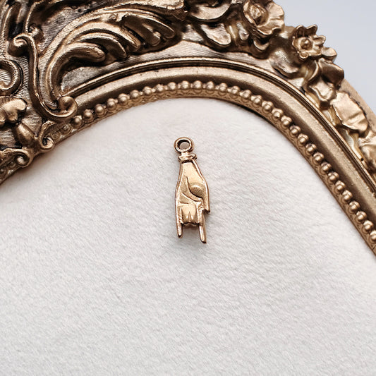 Gold ‘I love You’ Hand Charm