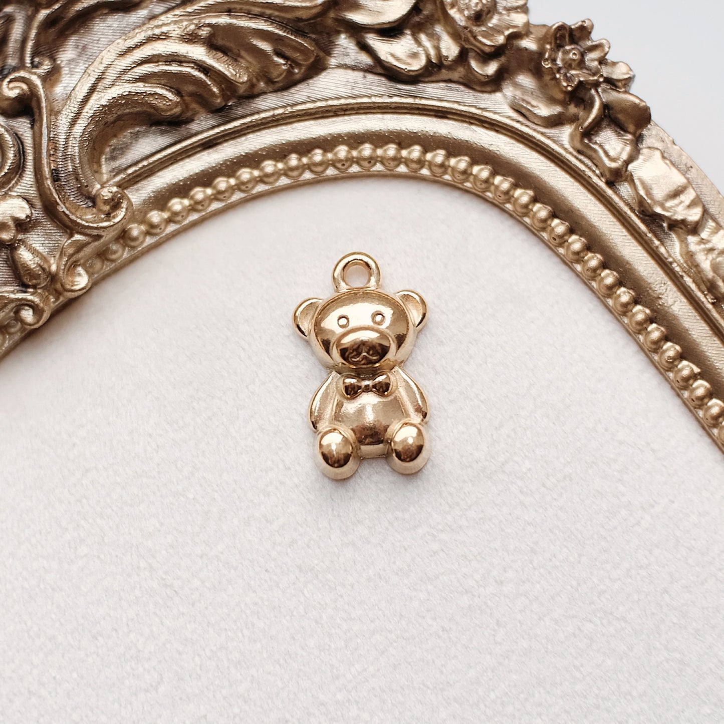 Gold Bear Charm