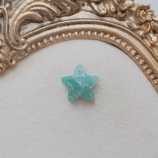 Blue Stone Star Charm