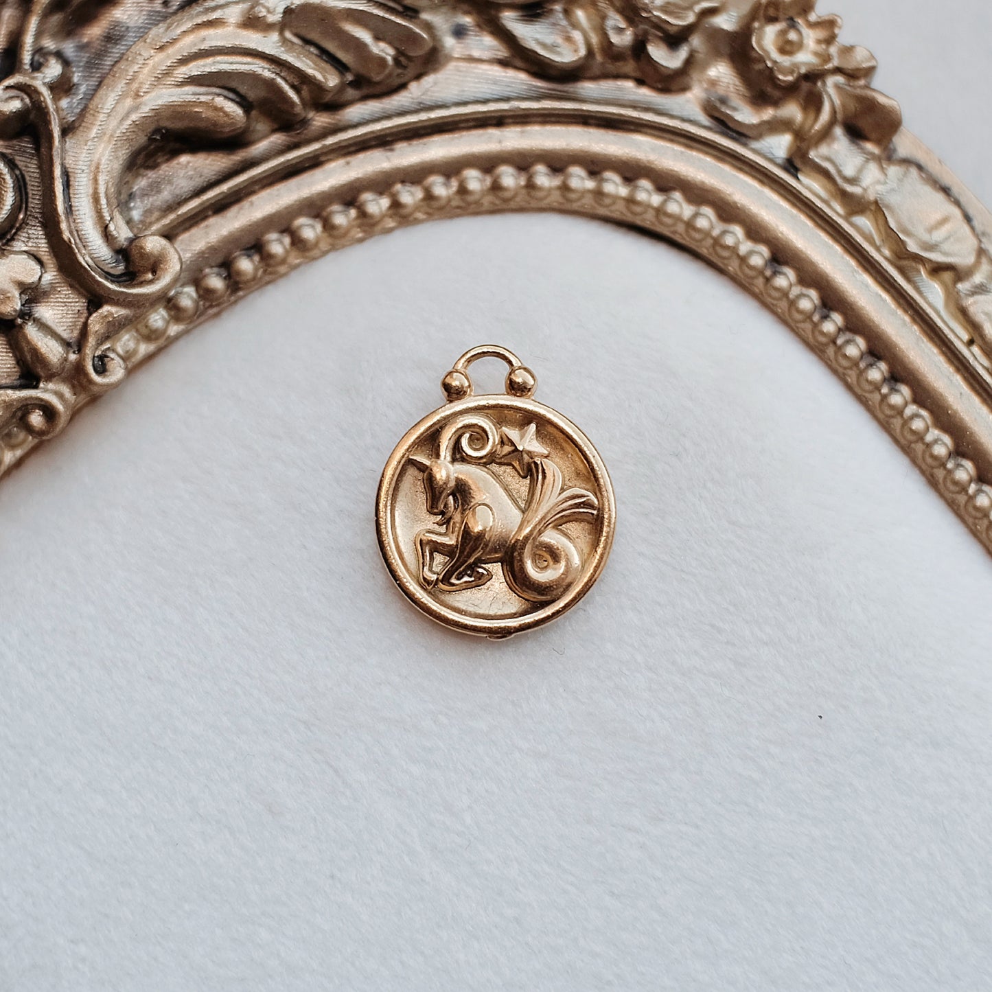 Capricorn Gold Charm