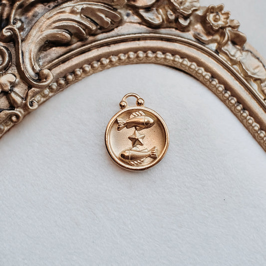 Pisces Gold Charm