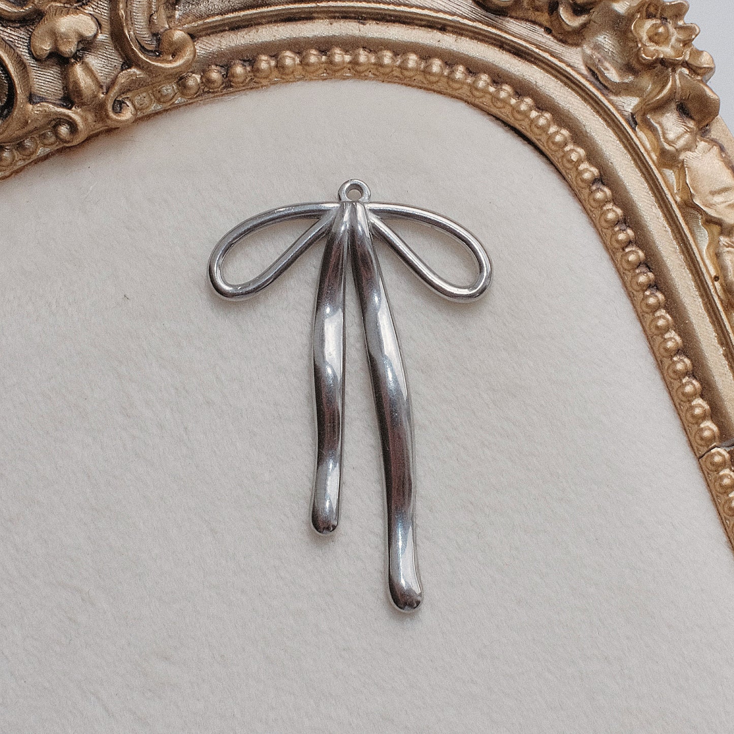 Tiffany Silver Bow Charm