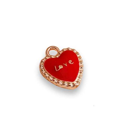 Red and Gold Love Heart
