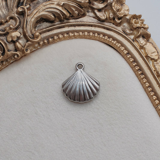 Silver Sea Shell Charm