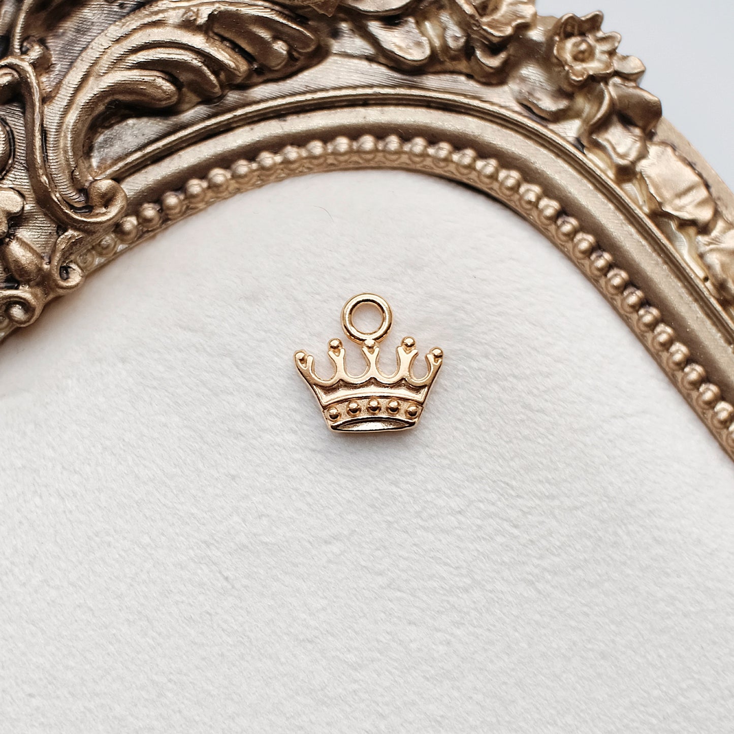 Gold Crown Charm