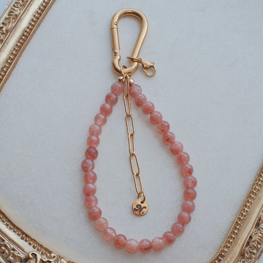 Carabiner Sunstone Bag Charm