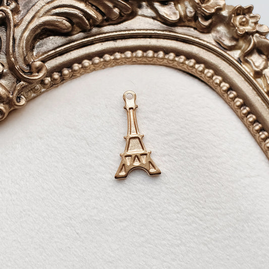 Gold Eiffel Tower Charm