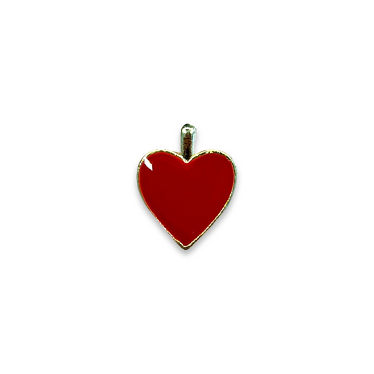Gold Plated Red Heart