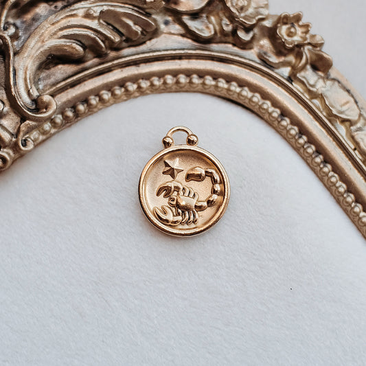 Scorpio Gold Charm