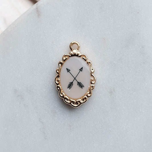 Gold Arrows Charm