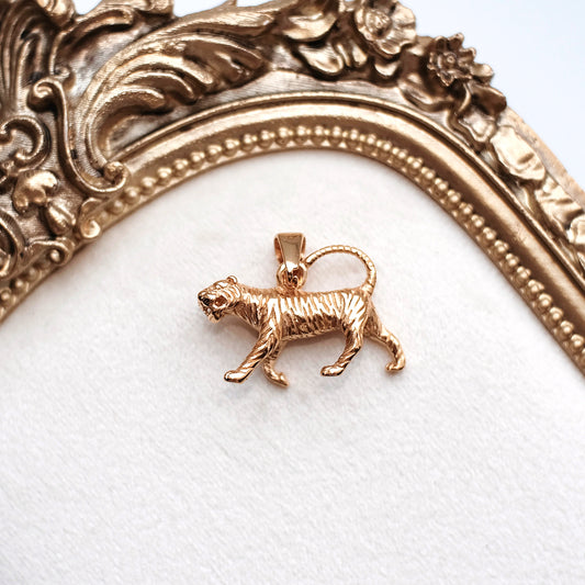 Gold Tiger Charm