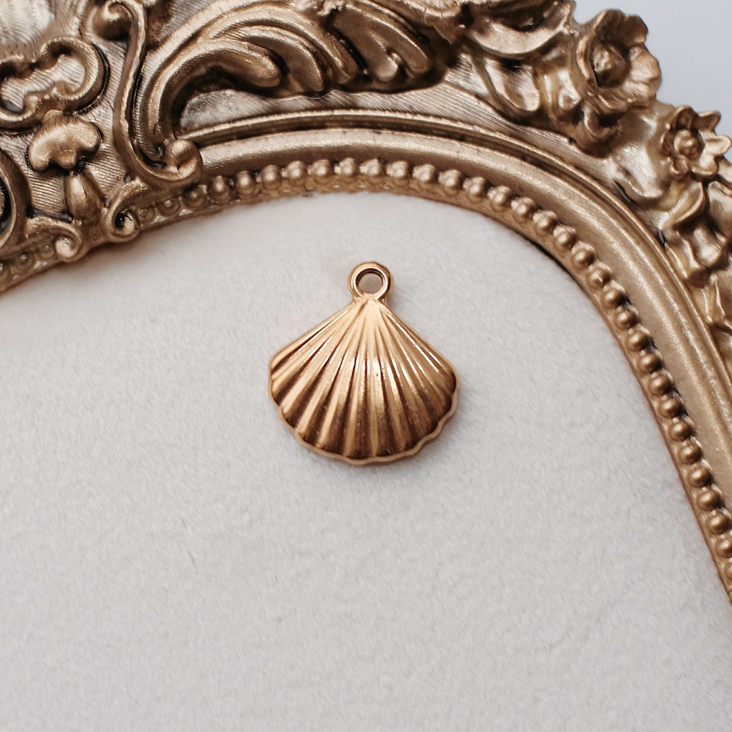 Gold Sea Shell Charm