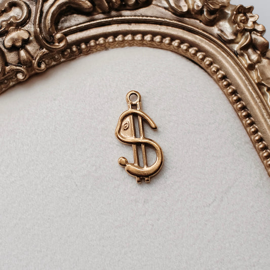 Gold Dollar Charm