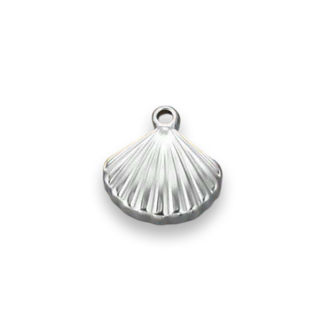 Silver Sea Shell Charm