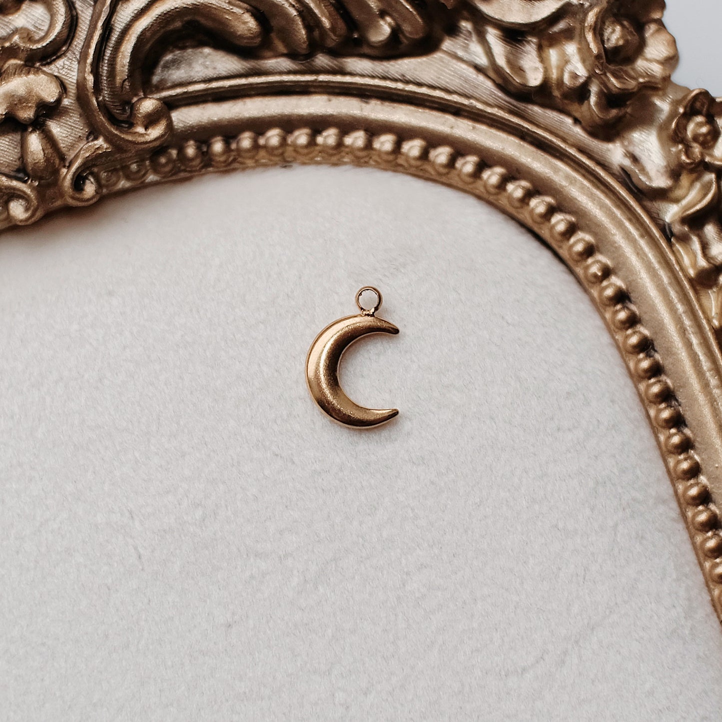 Gold Moon Charm