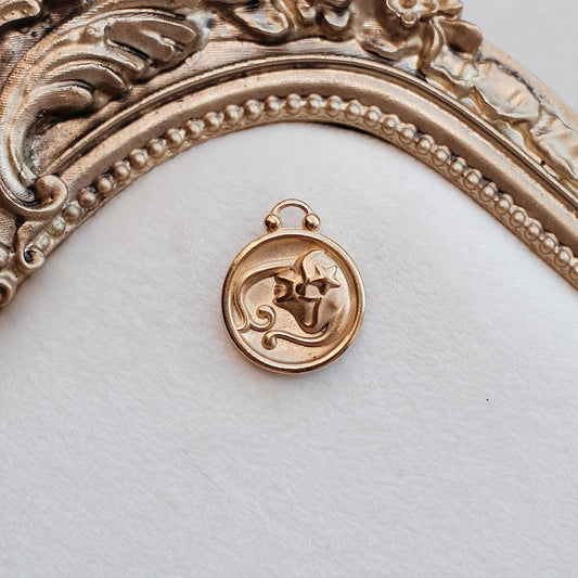 Virgo Gold Charm