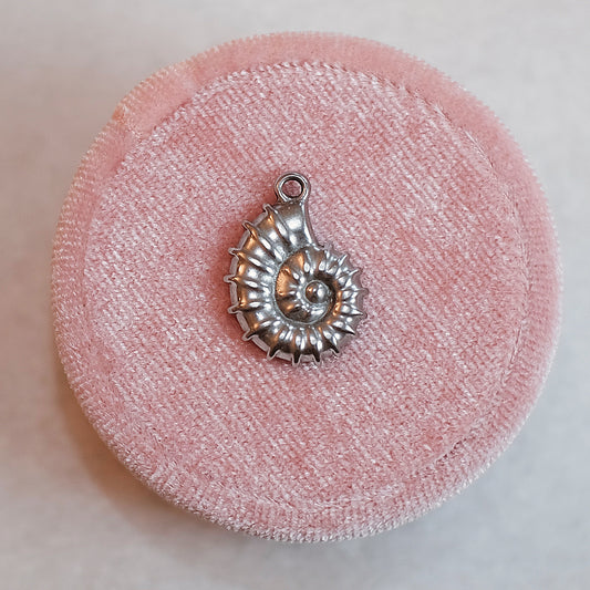 Silver Fossil Charm