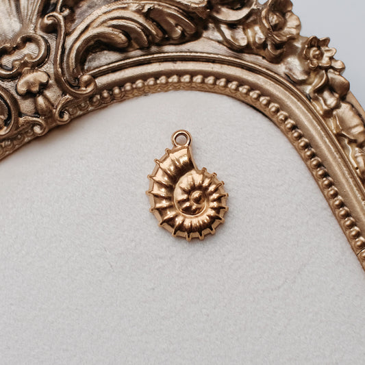 Gold Fossil Charm