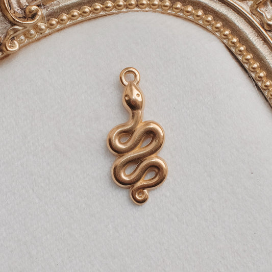 Gold Snake Charm