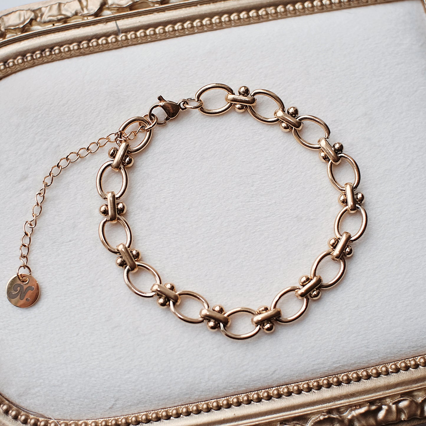 No.8 Gold Bracelet