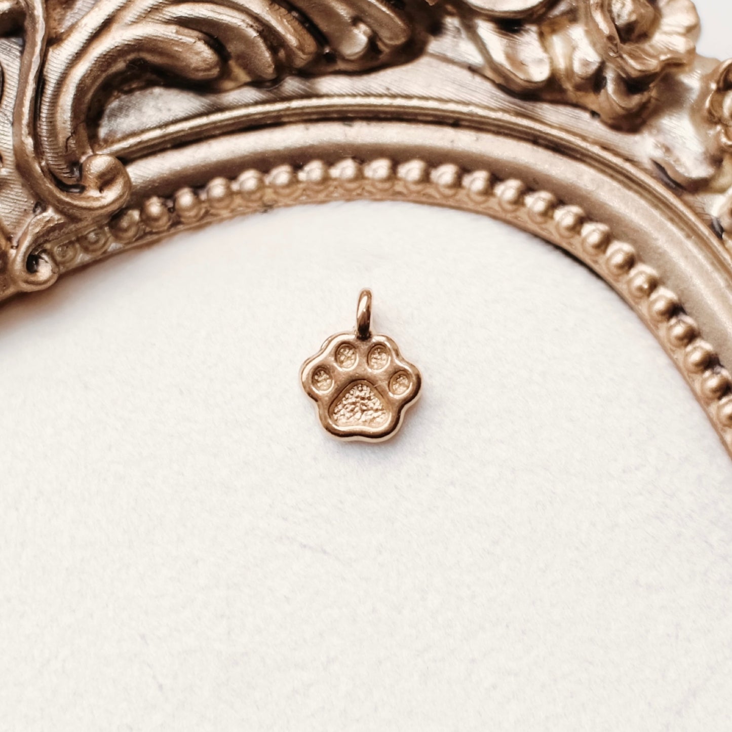 Gold Paw Charm