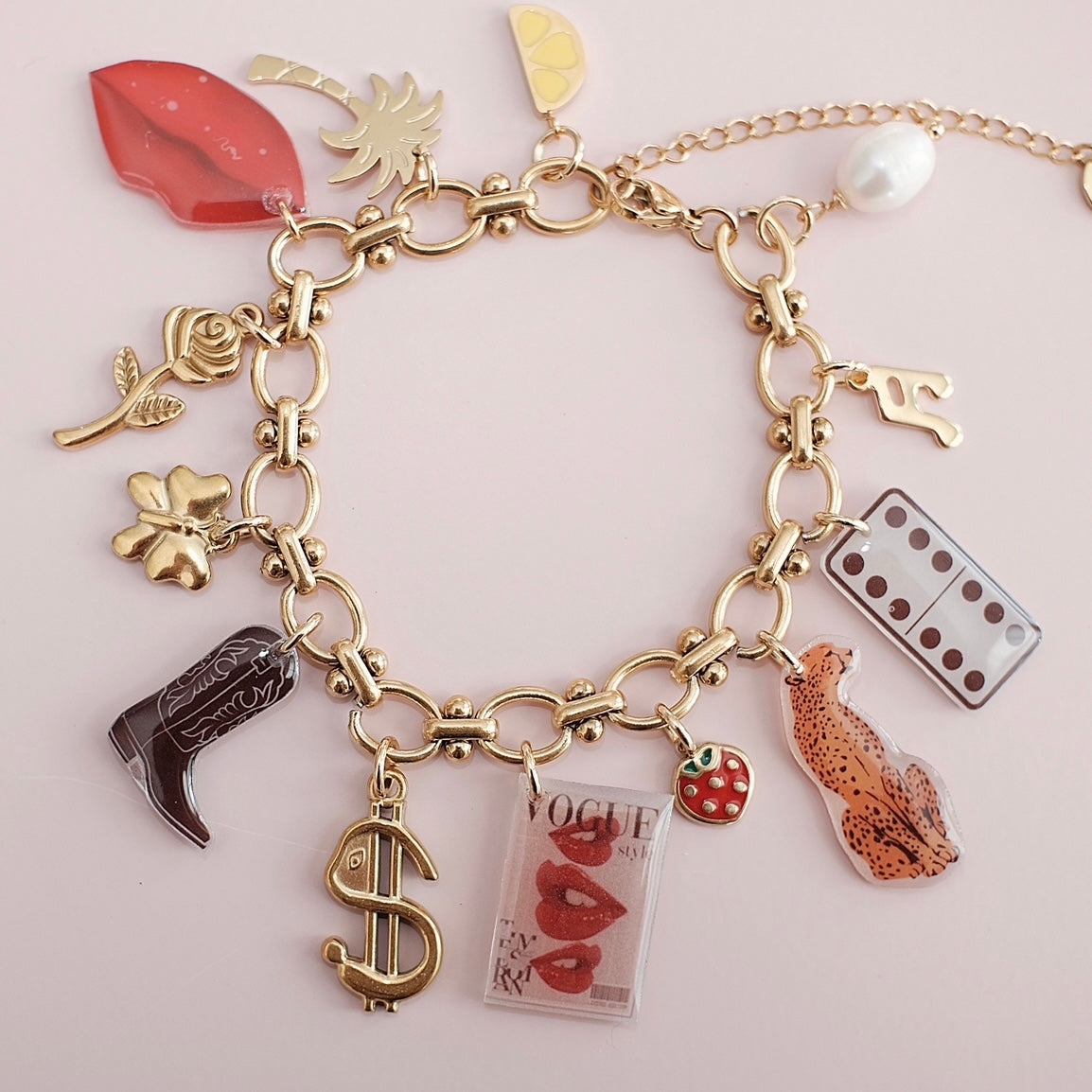 No.8 Gold Bracelet