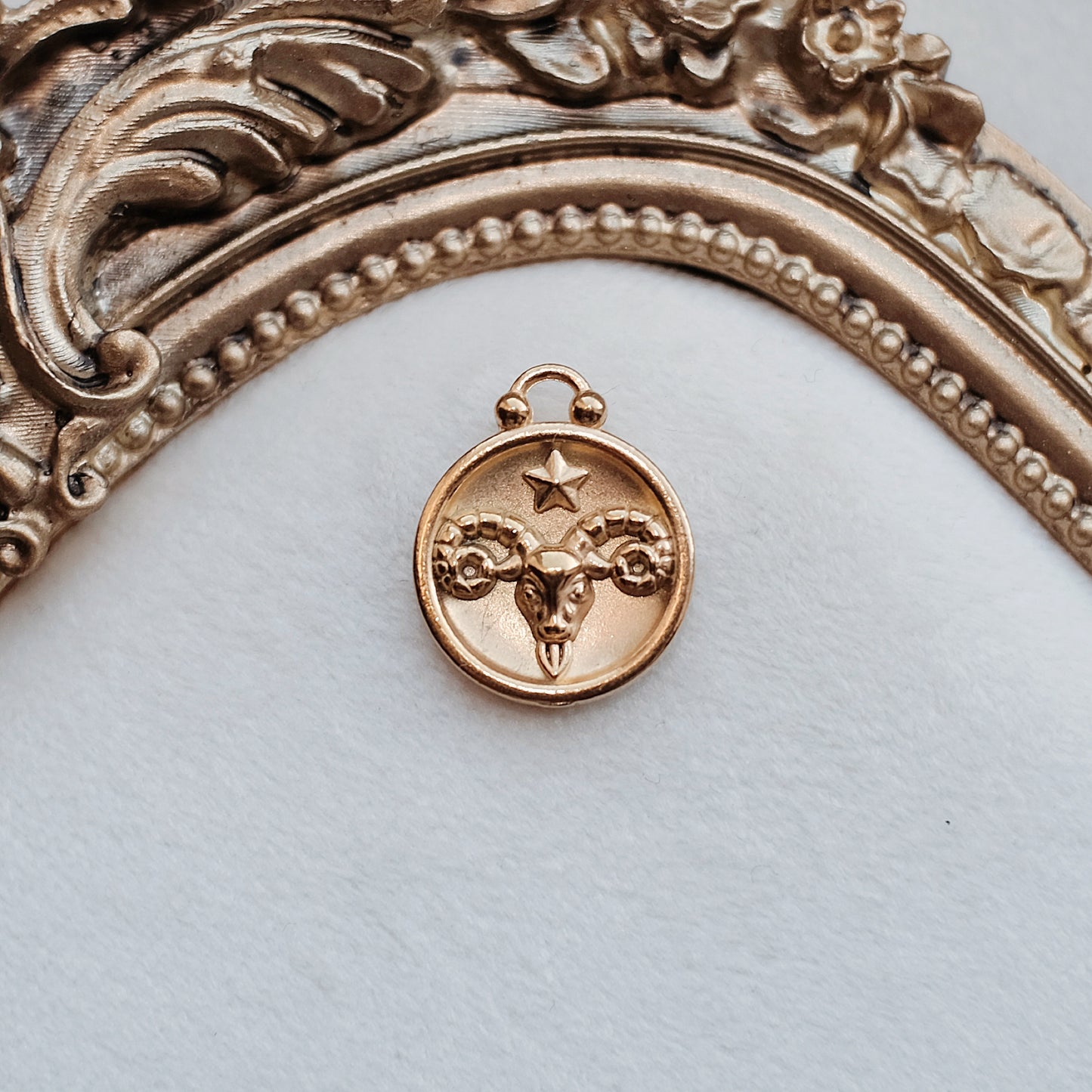 Aries Gold Charm