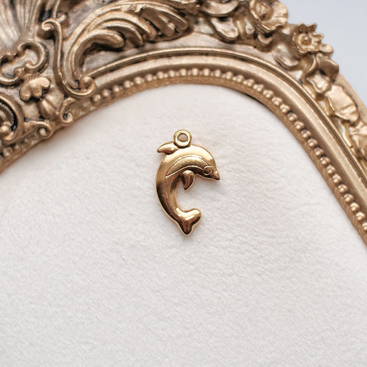 Gold Dolphin Charm