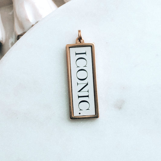 Gold Iconic Pix Charm