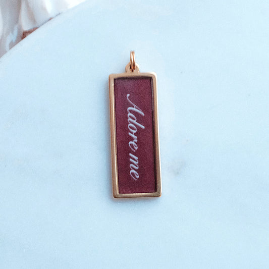 Gold Adore Me Pix Charm