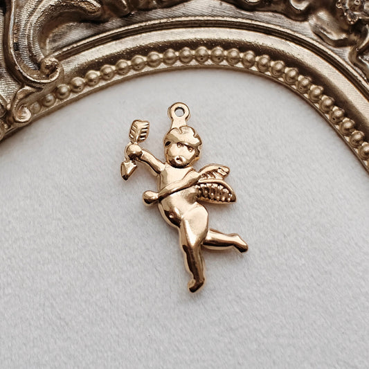 Gold Cherub Charm