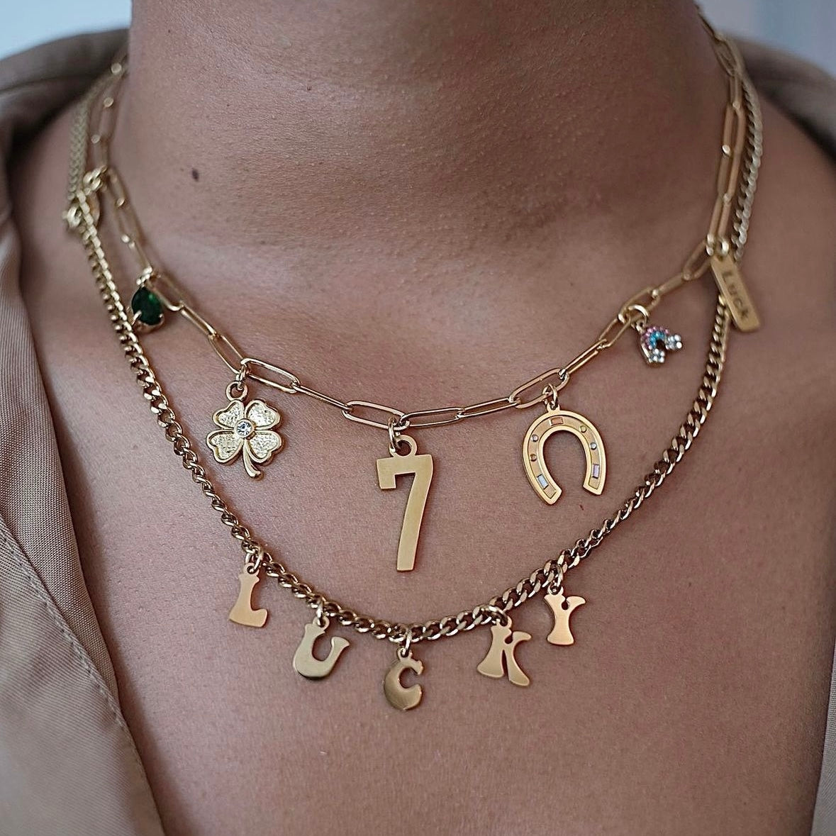 No.4 Gold Necklace