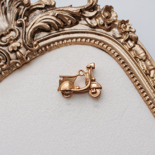 Gold Vespa Charm