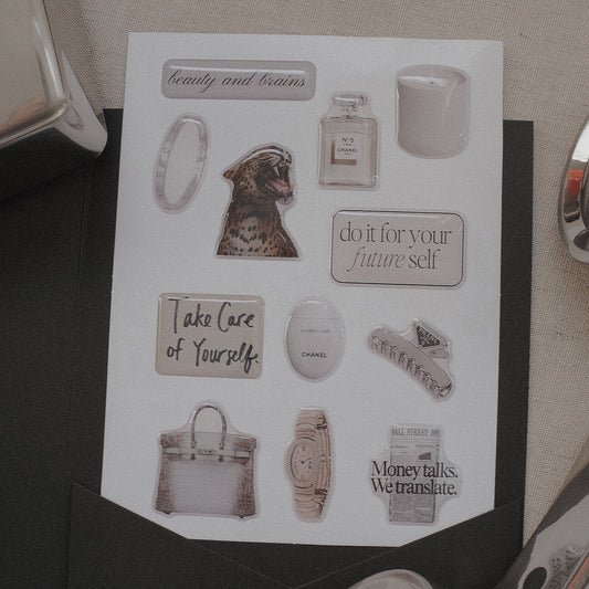 Aligned & Thriving Sticker Set