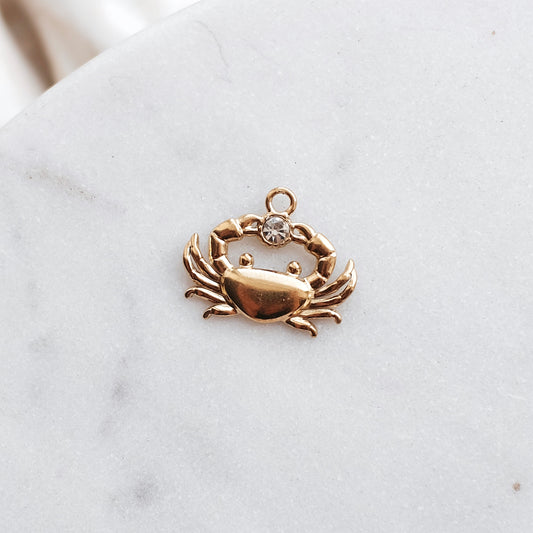 Gold Crab Charm