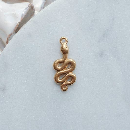 Gold Snake Charm