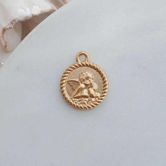 Gold Cherub Charm